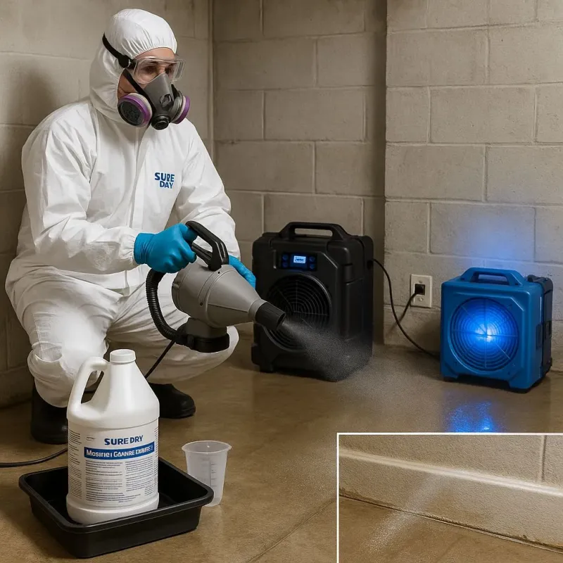 Sanitization and Odor Removal process in Lena, IL
