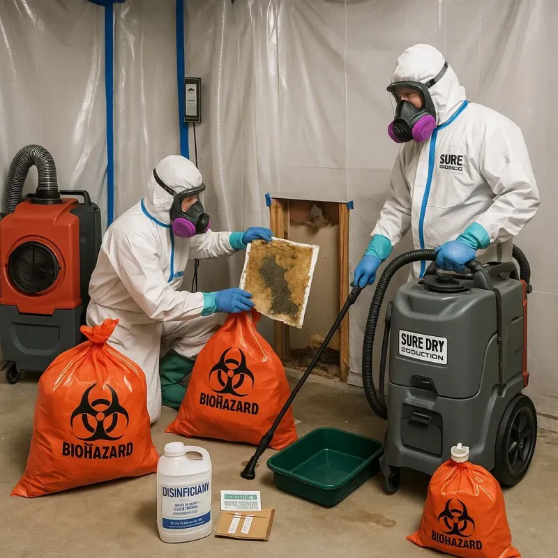 Contaminated Water Handling Protocols process in Lena, IL